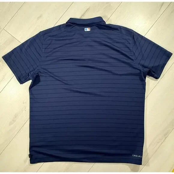 Nike Chicago Cubs City Connect Victory Polo Men's Navy Blue MLB Size Large - Picture 2 of 9